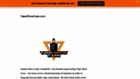 What Vapeshowcase.com website looked like in 2020 (3 years ago)