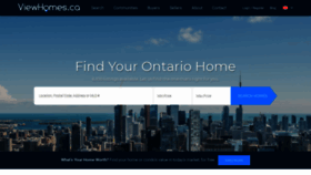 What Viewhomes.ca website looked like in 2020 (3 years ago)