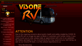 What Visonerv.com website looked like in 2020 (3 years ago)