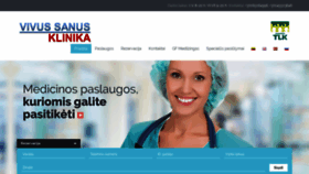 What Vivussanus.lt website looked like in 2020 (3 years ago)