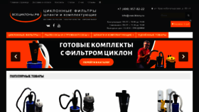 What Vseciklony.ru website looked like in 2020 (3 years ago)