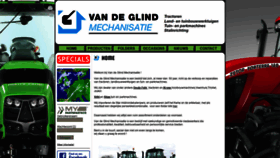 What Vandeglindmechanisatie.nl website looked like in 2020 (3 years ago)
