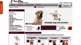 What Vetpluspatika.hu website looked like in 2020 (3 years ago)