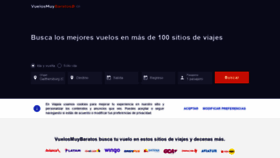 What Vuelosmuybaratos.com website looked like in 2020 (3 years ago)