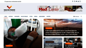 What Valedopianconoticias.com.br website looked like in 2020 (3 years ago)