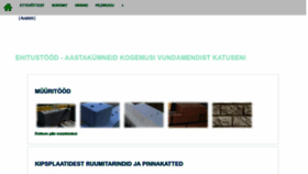 What Vuuk.ee website looked like in 2020 (3 years ago)