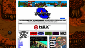 What Vgmaps.com website looked like in 2020 (3 years ago)
