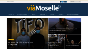 What Viamoselle.tv website looked like in 2020 (3 years ago)