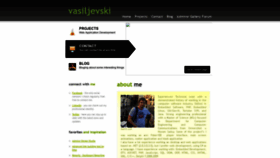 What Vasiljevski.com website looked like in 2020 (3 years ago)