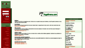 What Vogelarena.com website looked like in 2020 (3 years ago)