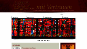 What Vorsehungsschwestern-deutscheprovinz.de website looked like in 2020 (3 years ago)