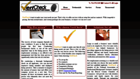 What Vericheckscreening.com website looked like in 2020 (3 years ago)