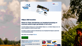 What Vispas.nl website looked like in 2020 (3 years ago)