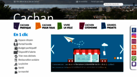 What Ville-cachan.fr website looked like in 2020 (3 years ago)