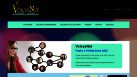 What Voicesnet.com website looked like in 2020 (3 years ago)