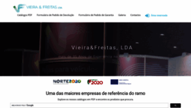 What Vieirafreitas.pt website looked like in 2020 (3 years ago)
