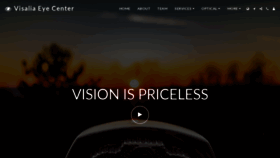 What Visaliaeye.com website looked like in 2020 (3 years ago)