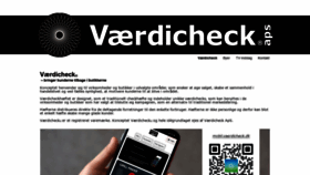 What Vaerdicheck.dk website looked like in 2020 (3 years ago)