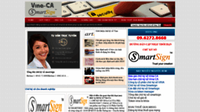 What Vinaca.net website looked like in 2020 (3 years ago)