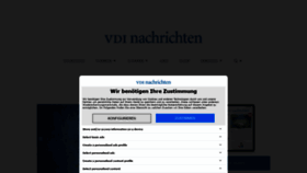 What Vdi-nachrichten.com website looked like in 2020 (3 years ago)