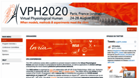 What Vph-conference.org website looked like in 2020 (3 years ago)