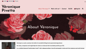 What Veronique-pivetta.com website looked like in 2020 (3 years ago)