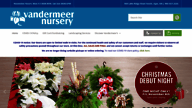 What Vandermeernursery.com website looked like in 2020 (3 years ago)