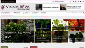 What Vinna-reva-pestovani.cz website looked like in 2020 (3 years ago)