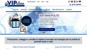 What Vipclean.it website looked like in 2020 (4 years ago)