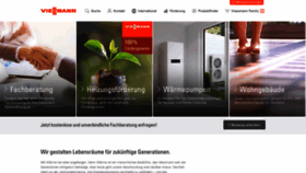 What Viessmann.de website looked like in 2020 (3 years ago)