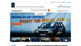 What Volkswagen-classic-parts.de website looked like in 2020 (3 years ago)
