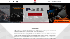 What Vega-global.com website looked like in 2020 (3 years ago)