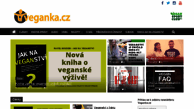 What Veganka.cz website looked like in 2020 (3 years ago)