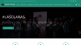 What Vocesvitalespanama.org website looked like in 2020 (3 years ago)
