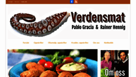 What Verdensmat.no website looked like in 2020 (5 years ago)