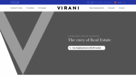 What Virani.ca website looked like in 2020 (3 years ago)