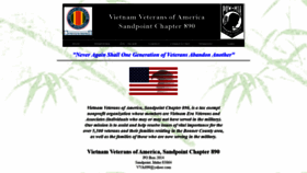 What Vva890.org website looked like in 2020 (3 years ago)