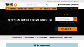 What Vangilsautodemontage.nl website looked like in 2020 (3 years ago)