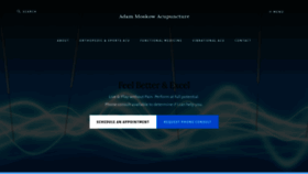 What Vibrationalacupuncture.com website looked like in 2020 (3 years ago)