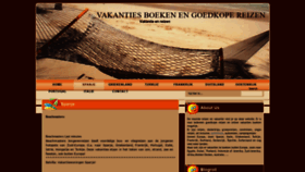 What Vakantiesboeken.org website looked like in 2020 (3 years ago)