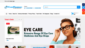 What V-carepharmacy.com website looked like in 2020 (3 years ago)
