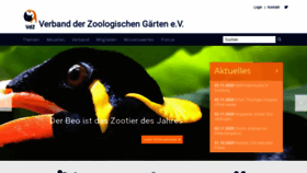 What Vdz-zoos.org website looked like in 2020 (3 years ago)