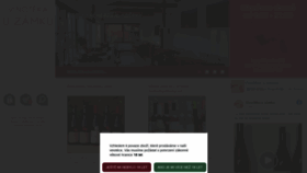 What Vinotekauzamku.cz website looked like in 2020 (3 years ago)