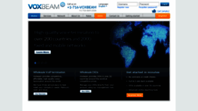 What Voxbeam.com website looked like in 2020 (3 years ago)