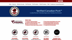 What Verifiedcanadianpork.com website looked like in 2020 (3 years ago)
