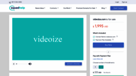 What Videoize.com website looked like in 2020 (3 years ago)
