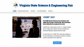 What Vssef.org website looked like in 2020 (3 years ago)