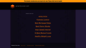 What Veracityvoice.com website looked like in 2020 (5 years ago)