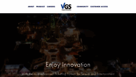 What Vgs.com website looked like in 2020 (3 years ago)