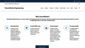 What Visionworksengineering.com website looked like in 2020 (3 years ago)
